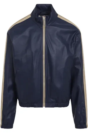 Marni Homme, Vestes, Bleu, Taille: L Veste en cuir bleu