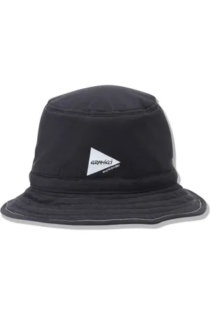 Gramicci Homme, Accessoires, Noir, Taille: ONE Size Chapeau Rembourré Noir Nylon Déperlant