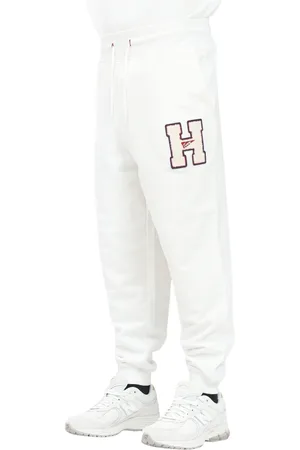 Tommy Hilfiger Homme, Pantalons, Blanc, Taille: M Pantalon de Sport Blanc