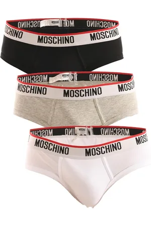 Moschino Homme, Sous-vêtements, Multicolore, Taille: 2XL Noir Blanc Gris Design Élégant