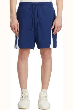 Y-3 Homme, Shorts, Bleu, Taille: S Bermuda Cut Line Shorts
