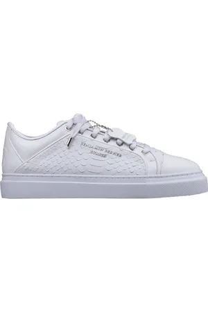 Benjamin Berner Homme, Chaussures, Blanc, Taille: 43 EU Montre Élégante Python Blanc