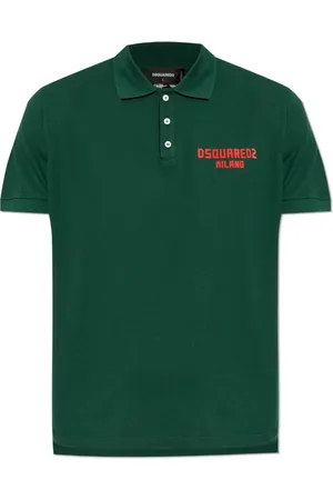 Dsquared2 Homme, Tops, Vert, Taille: 3XL Polo avec Logo