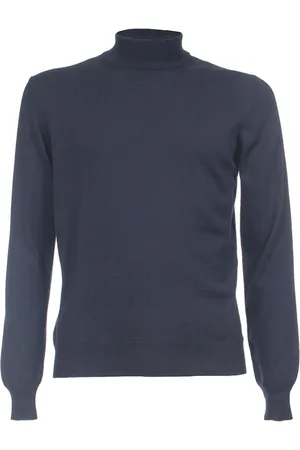 Gran Sasso Homme, Pulls, Bleu, Taille: L Pull Slim Fit en Laine