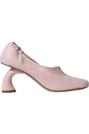 DRIES VAN NOTEN Femme, Chaussures, Rose, Taille: 36 EU Escarpins en cuir à talon arqué