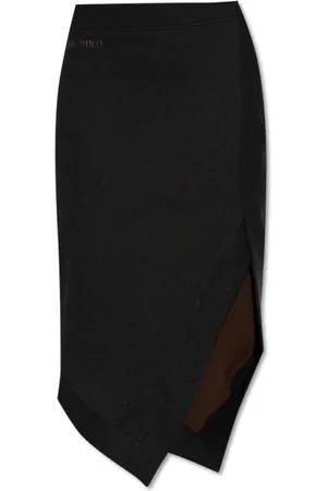 The Attico Femme, Jupes, Noir, Taille: 34 FR Jupe avec logo