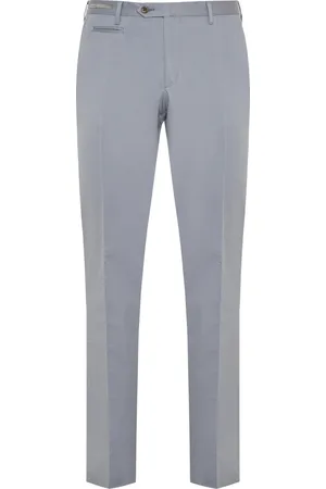 corneliani Homme, Pantalons, Bleu, Taille: XL Pantalon en coton avec poches latérales et arrière
