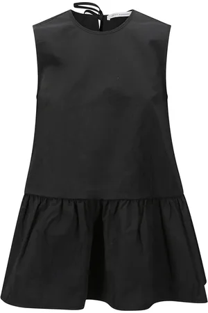 Cecilie Bahnsen Femme, Tops, Noir, Taille: 38 FR Haut avec cordon de serrage