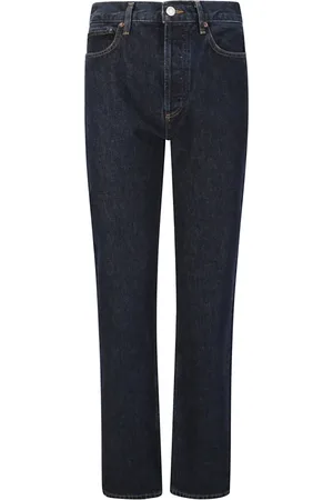 AGOLDE Femme, Jeans, Bleu, Taille: W25 Jean taille haute jambe droite