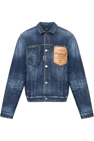 Dsquared2 Homme, Vestes, Bleu, Taille: 2XL Veste en jean