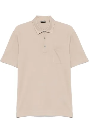 Ermenegildo Zegna Homme, Tops, , Taille: XL Polo en coton 3 boutons Italie
