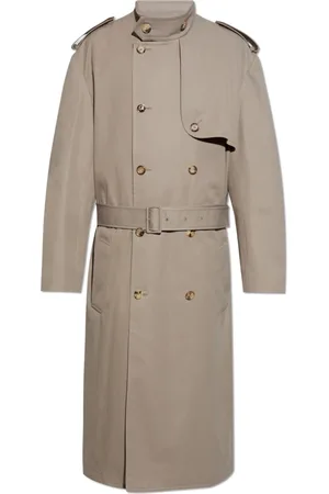 Moschino Homme, Manteaux, Gris, Taille: L Trench-coat ample