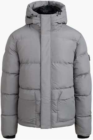 Cruyff Homme, Vestes, Gris, Taille: S Doudoune Hiver Grise Homme