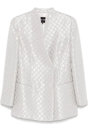 Giorgio Armani Femme, Vestes, Gris, Taille: 40 FR Mirage Blazer