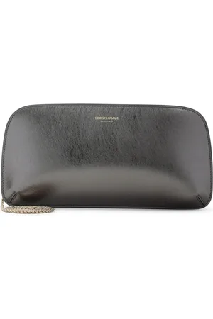 Giorgio Armani Femme, Sacs, Gris, Taille: ONE Size Sac à Main Gris avec Style U8070