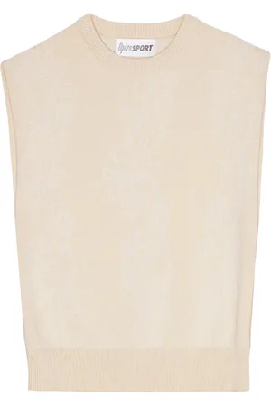 Opéra Sport Femme, Pulls, , Taille: 36 FR Gilet Élégant Texturé Blanc Cassé