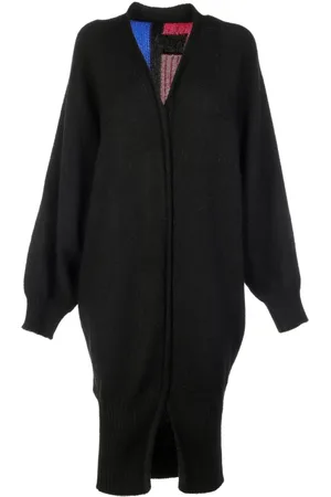 CIRCUS HOTEL Femme, Pulls, Noir, Taille: 36 FR Cardigan Tricot Oversize Élégant