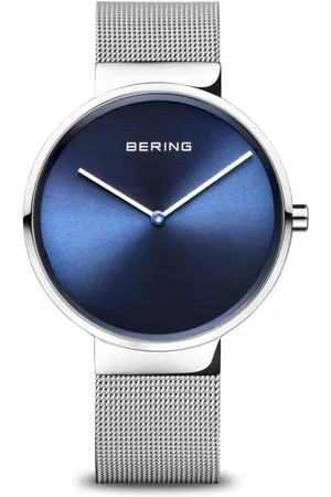 Bering Unisex, Accessoires, Gris, Taille: ONE Size Montre unisexe argent bleu 14539 007