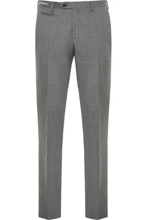 corneliani Homme, Pantalons, Gris, Taille: 2XL Pantalon en laine avec poches
