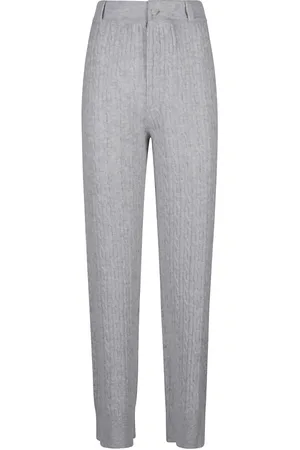 Guest In Residence Femme, Pantalons, Gris, Taille: 40 FR Pantalon en Tricot Cable Chic