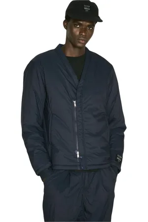 UNDERCOVER Homme, Vestes, Bleu, Taille: M Blouson rembourré à col en V