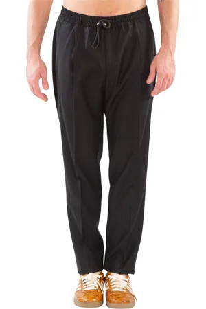 Briglia 1949 Homme, Pantalons, Noir, Taille: M Pantalon en laine style Wimbledon
