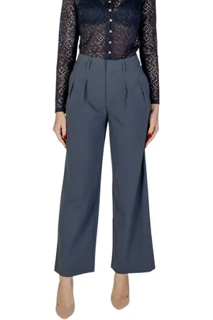 Calvin Klein Femme, Pantalons, Gris, Taille: W28 Pantalon Palace Gris en Polyester Femme
