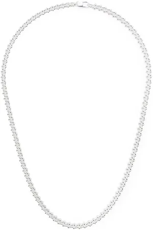 Hatton Labs Homme, Accessoires, Gris, Taille: ONE Size Collier chaîne avec fermoir à griffe de homard