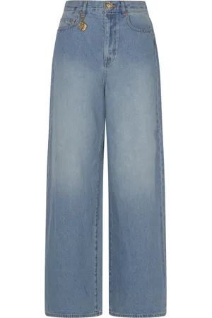 ZIMMERMANN Femme, Jeans, Bleu, Taille: W24 Crush Jeans droits