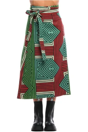 PIERRE-LOUIS MASCIA Femme, Jupes, Multicolore, Taille: ONE Size Écharpe Style Pancake Colorée