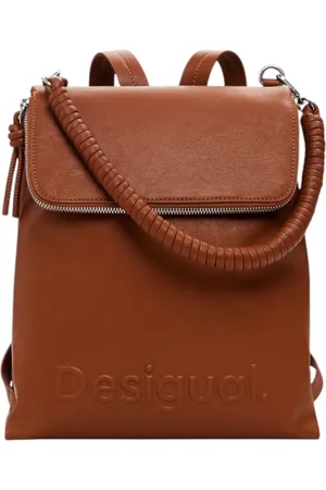 Desigual Femme, Sacs, Brun, Taille: ONE Size Sacs à dos élégants pour femmes printemps/été