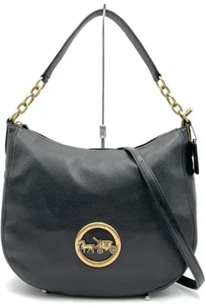 Coach Femme, Pre-owned, Noir, Taille: ONE Size Pre-owned Cuir sacs-main