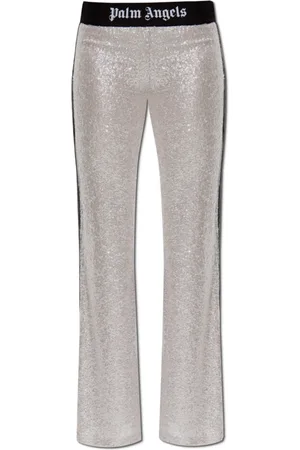 Palm Angels Femme, Pantalons, Gris, Taille: 42 FR Pantalon à Sequins