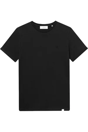 Les Deux Homme, Tops, Noir, Taille: S T-Shirt Col Rond Intemporel Édition Nørregaard