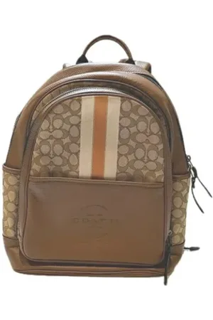 Coach Femme, Pre-owned, Brun, Taille: ONE Size Pre-owned Toile sacs-dos