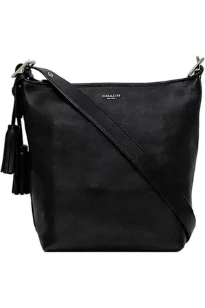 Coach Femme, Pre-owned, Noir, Taille: ONE Size Pre-owned Cuir sacs-ports-paule
