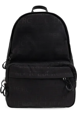 Iceberg Homme, Sacs, Noir, Taille: ONE Size Sac à dos avec logo