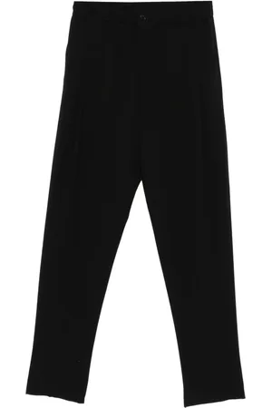Giorgio Armani Homme, Pantalons, Noir, Taille: L Shorts Noirs à Taille Élastique