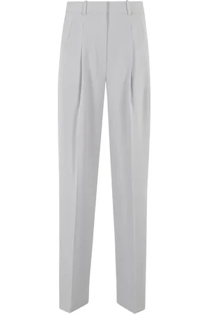 THEORY Femme, Pantalons, Gris, Taille: 42 FR Pantalon plissé en marine