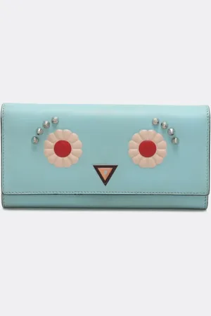 Fendi Femme, Pre-owned, Bleu, Taille: ONE Size Pre-owned Cuir petite-maroquinerie