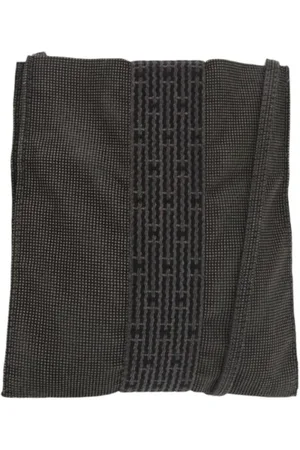 Hermès Femme, Pre-owned, Gris, Taille: ONE Size Pre-owned Toile pochettes-minaudieres