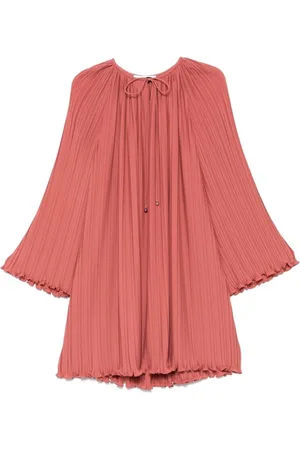 Lanvin Femme, Robes, Rose, Taille: 40 FR Robe Pêche à Volants