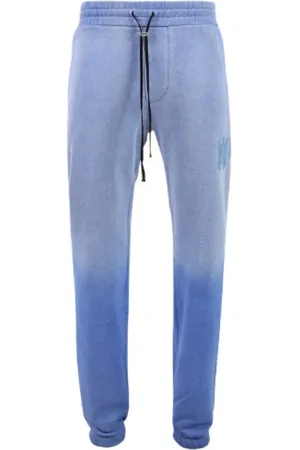 AMIRI Homme, Pantalons, Bleu, Taille: M Pantalons de survêtement bleu avec logo MA Bar