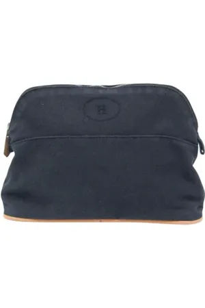 Hermès Femme, Pre-owned, Bleu, Taille: ONE Size Pre-owned Coton pochettes-minaudieres
