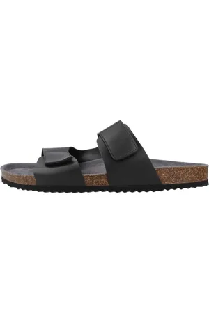 Geox Homme, Chaussures, Noir, Taille: 42 EU Élégants Sandales Slider pour Femmes
