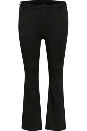 Kaffe Femme, Jeans, Noir, Taille: 48 FR Jean Bootcut Noir Profond Slim-Fit