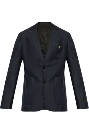 VERSACE Homme, Vestes, Bleu, Taille: S Blazer en laine