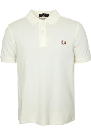 Fred Perry Homme, Tops, Blanc, Taille: M Polo Classique en Piqué