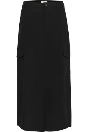 Cream Femme, Jupes, Noir, Taille: 36 FR Jupe Noire avec Poches Latérales
