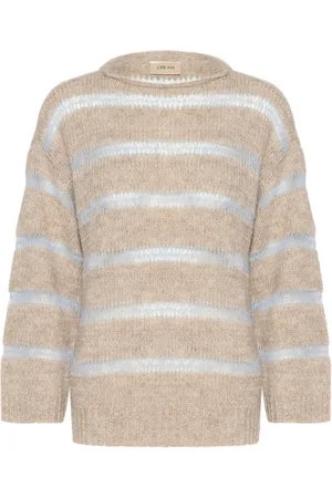 Cream Femme, Pulls, , Taille: 42 FR Pull à Rayures Bleu